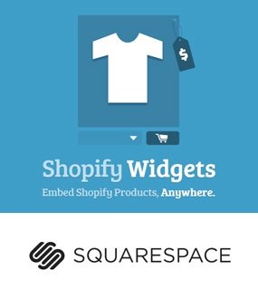 Squarespace Shopify widget