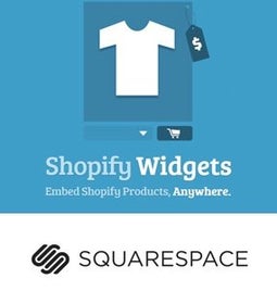 Squarespace Shopify widget