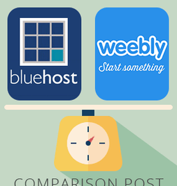 Bluehost Weebly Comparison