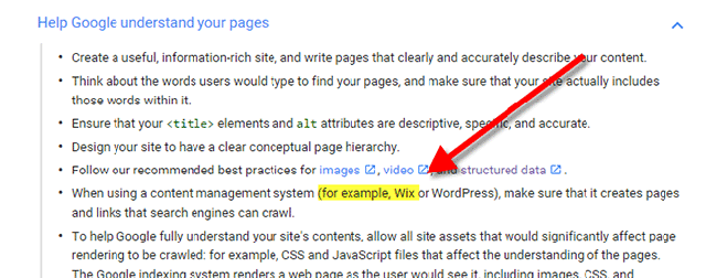 Website Builder SEO vs WordPress SEO - Google Guidelines