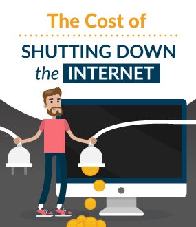 cost of shutting down the internet