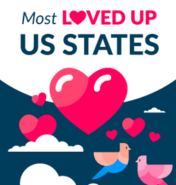 Most Loved-up US States