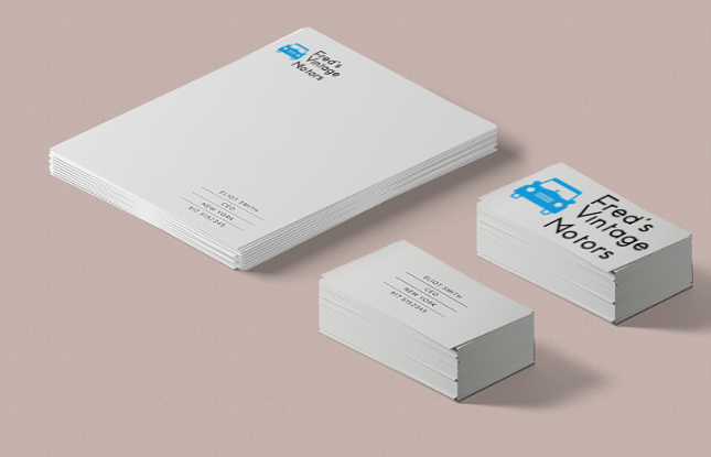 Tailor Brands Business Card Example