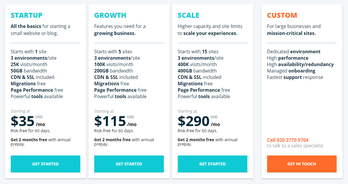 WPEngine pricing review