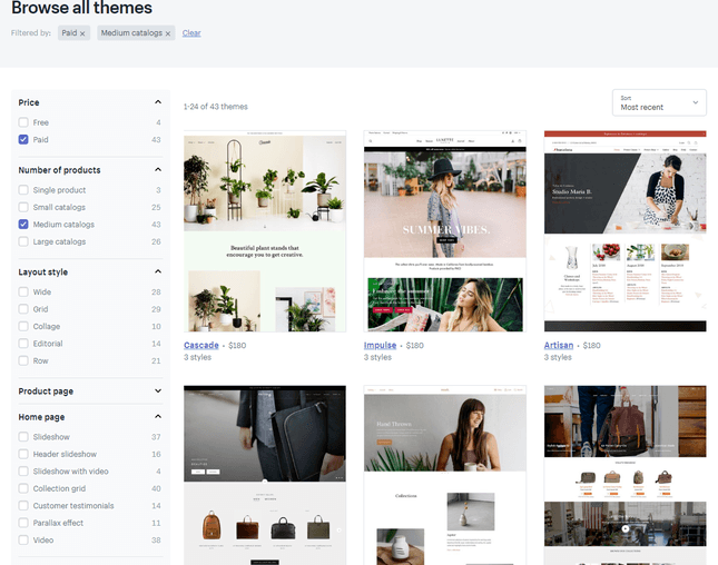 shopify themes