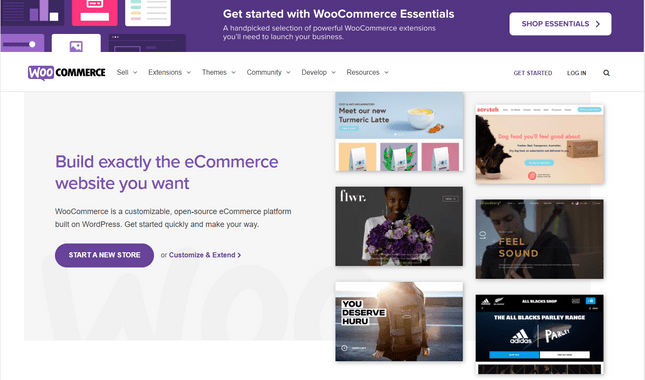 bigcommerce vs woocommerce ecommerce features home