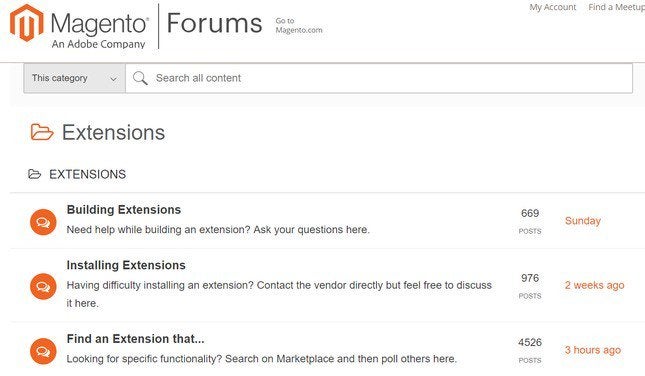 magento help forum