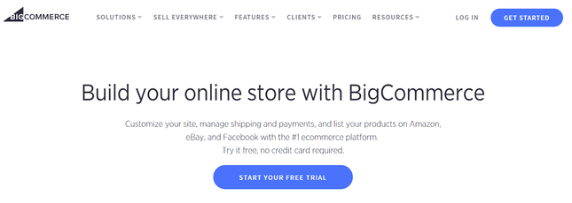 bigcommerce homepage