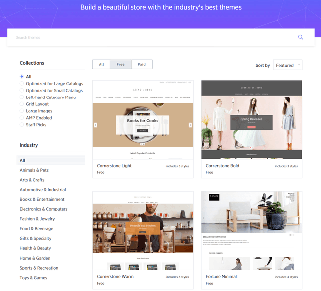 bigcommerce themes