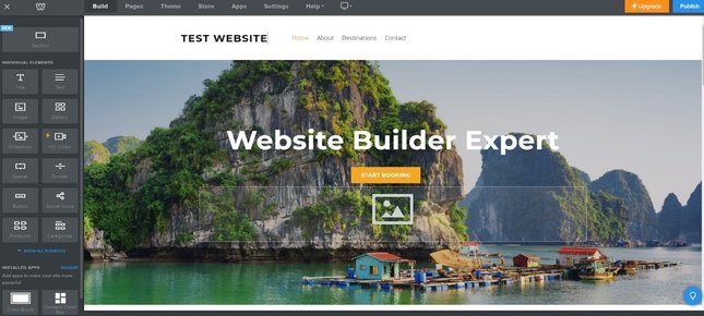 weebly editor homepage