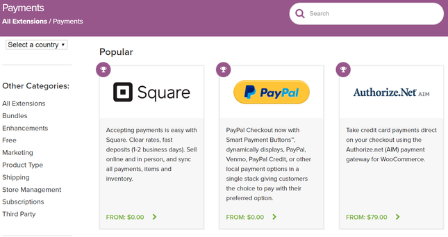 woocommerce payment gateway options