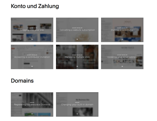 Squarespace-Anleitungen