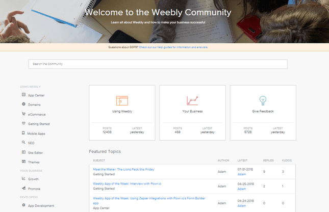 weebly avis sur - forum communitaire