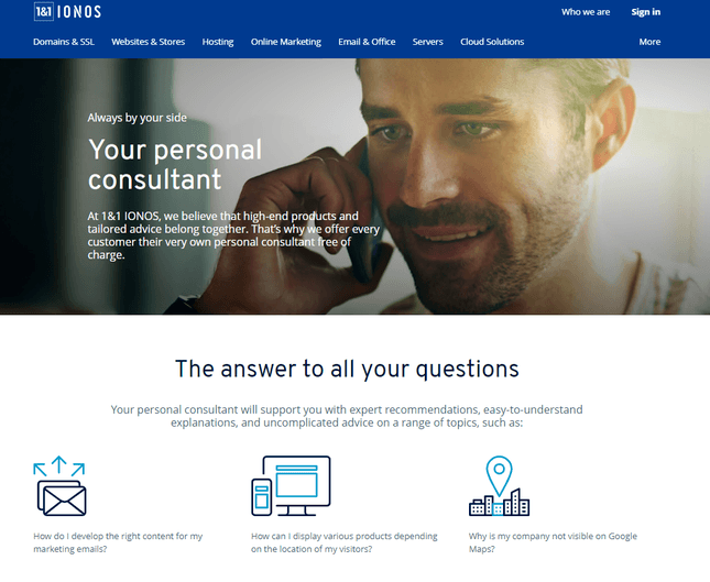 1&1 ionos personal consultant