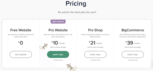 ucraft pricing