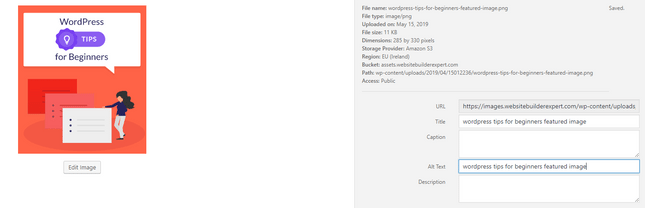 alt and title text wordpress tips