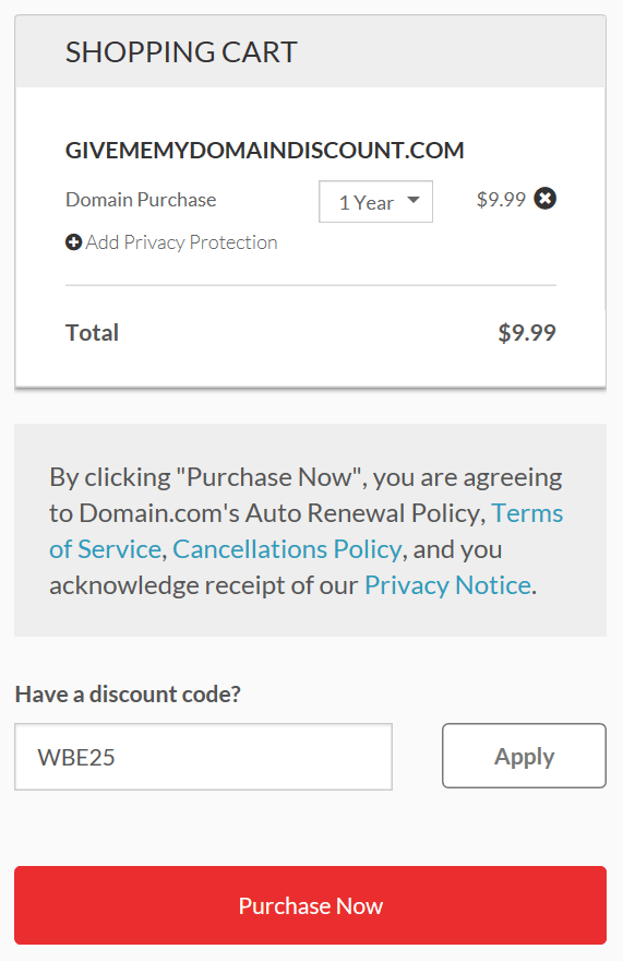 domain com discount code example