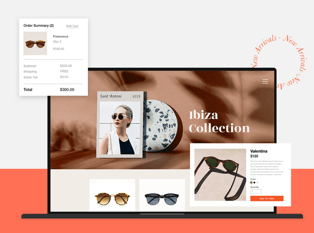 wix ecommerce home