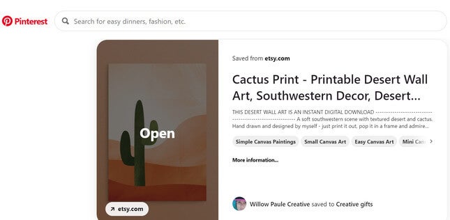 promote your art on pinterest to make money on social media