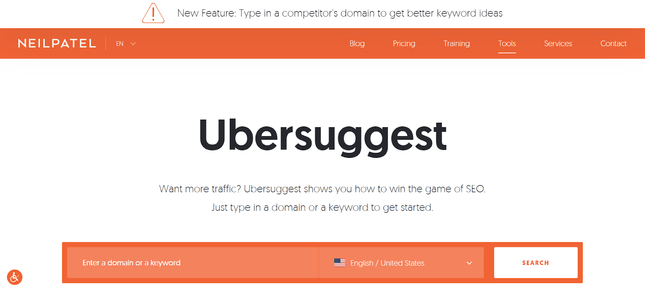 finding a niche ubersuggest