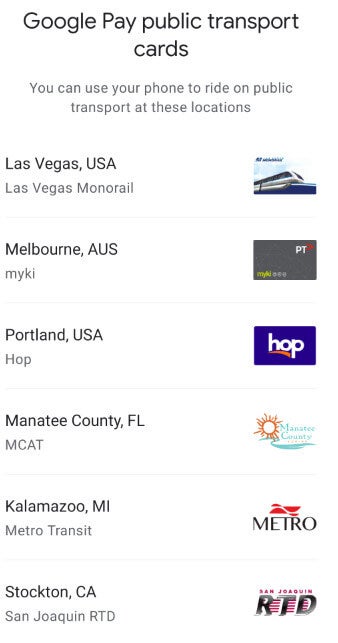 google pay transport tickets mobile commerce