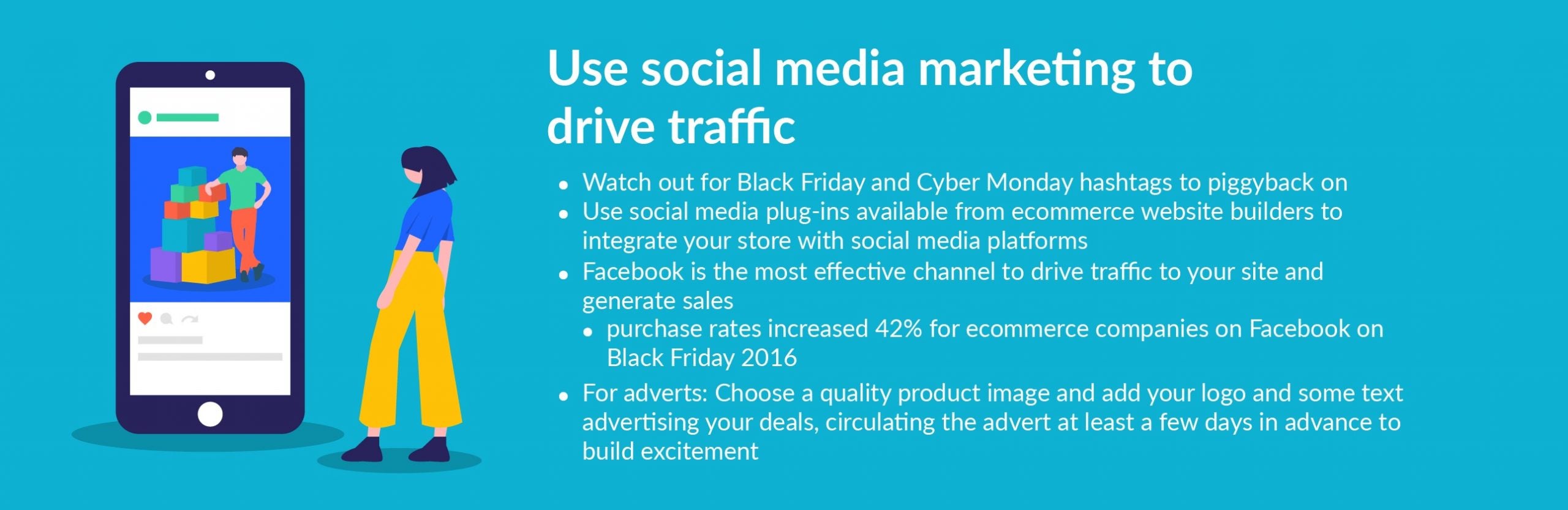 black friday tip use social media