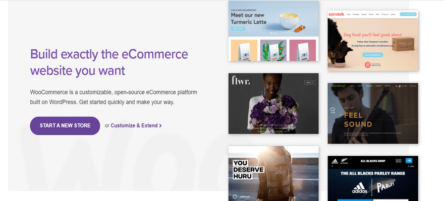 woocommerce ecommerce software home