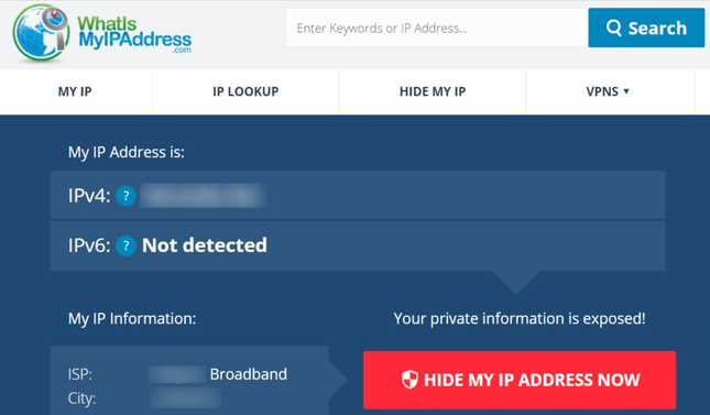 Online services such as whatismyipaddress.com allow you to check your IP address in a matter of moments