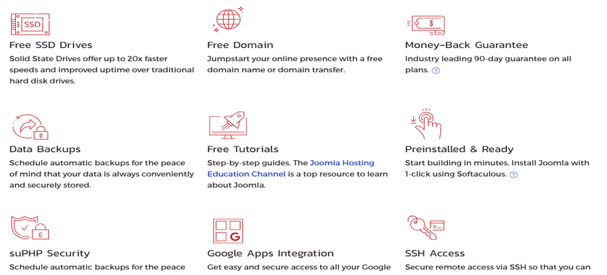 inmotion joomla features