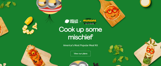 HelloFresh homepage