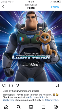 disneyplus instagram content example