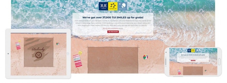 TUI scratch cards