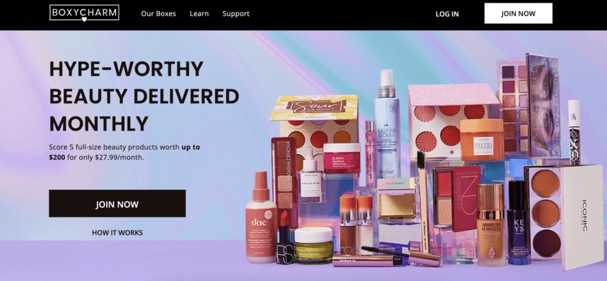 Boxy Charm homepage