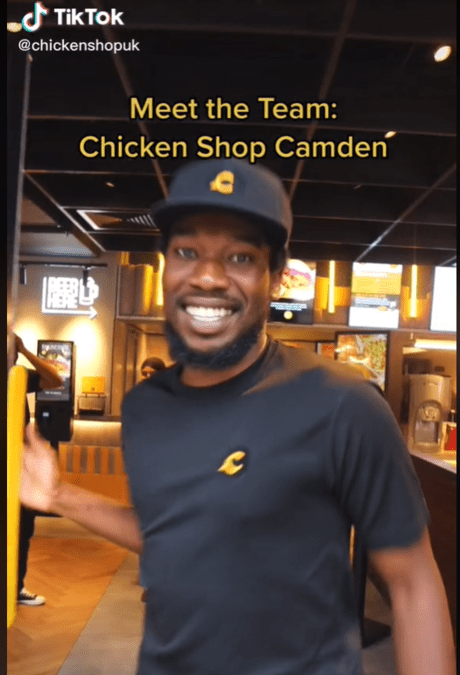 Chicken Shop video tour from TikTok