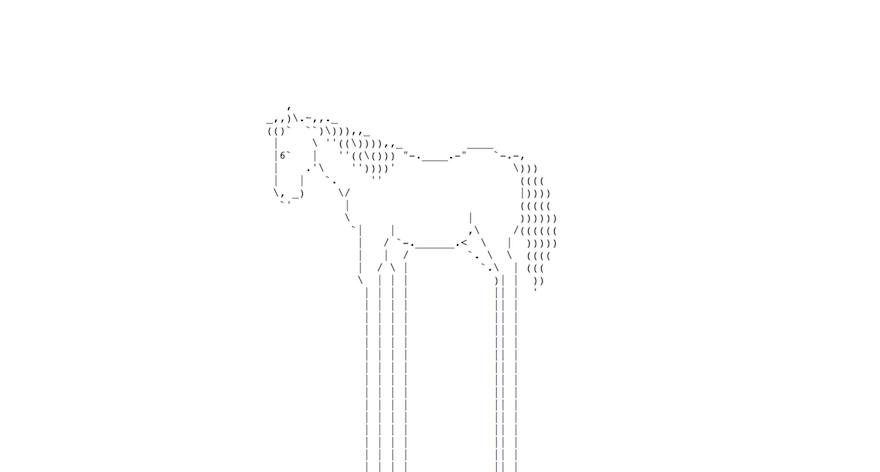 Endless Horse weird website screenshot