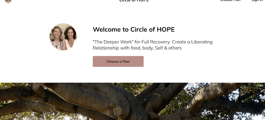 Circle of HOPE homepage