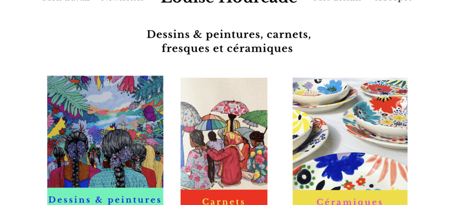 Louise Hourcade website