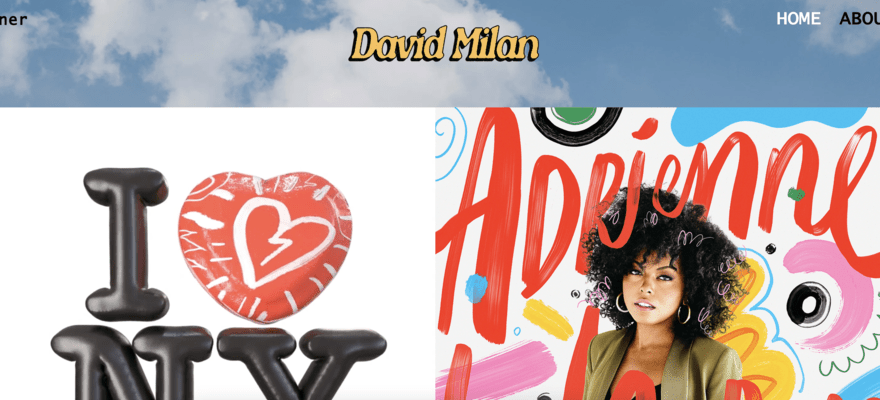 David Milan website