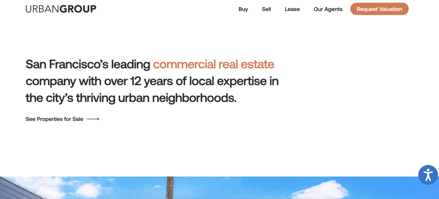 Urban Group website