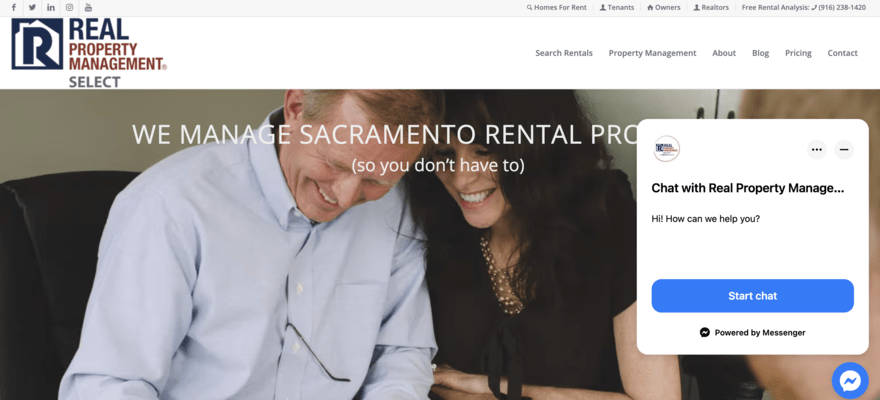 Property Management Select website