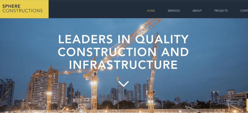 Construction Company template