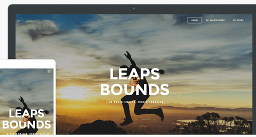 Darin Smalls by Weebly template