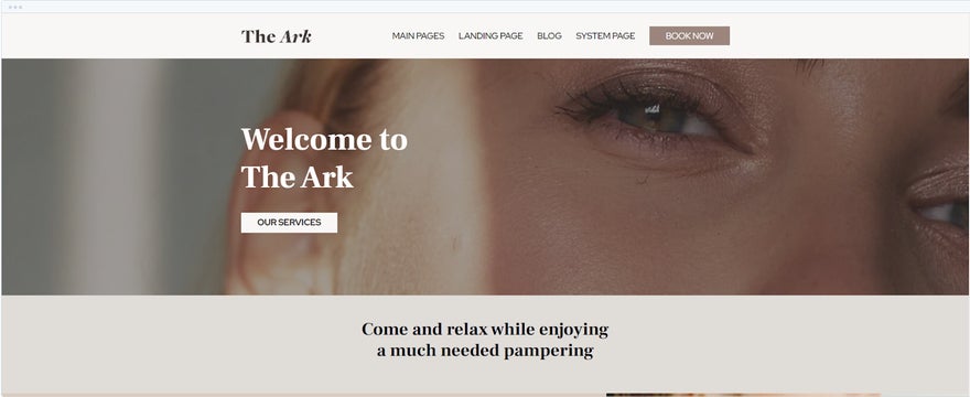 The Ark website template