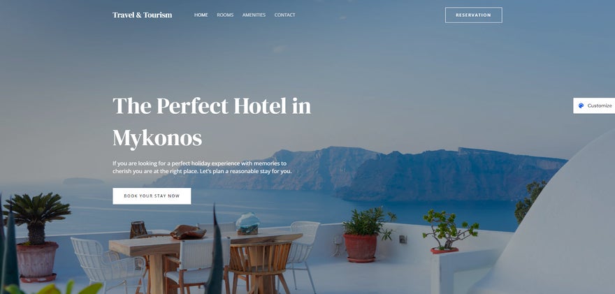 Travel & Tourism website template